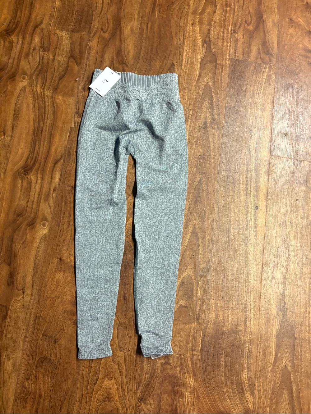 Gymshark Kids Light Gray Seamless Leggings